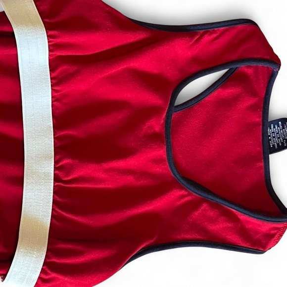 Vintage Tommy Hilfiger Red Tank with Navy Trim - Picture 7 of 7